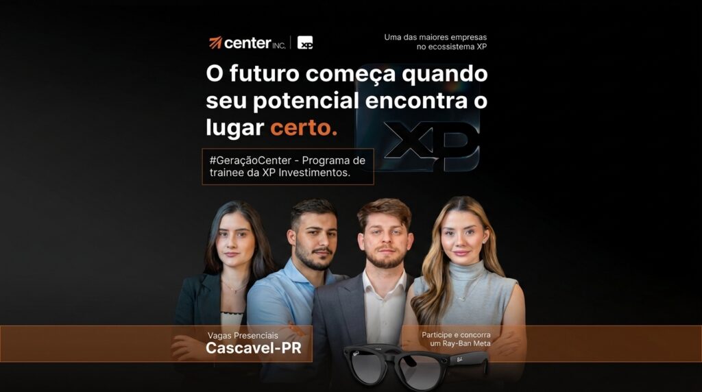 Center Inc abre inscrições para o Geração Center, programa de desenvolvimento para jovens talentos